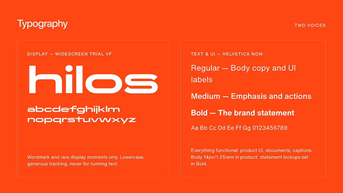 Typography — HILOS