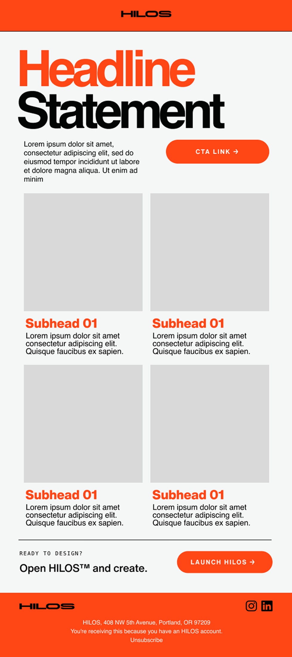 Feature email — light — HILOS