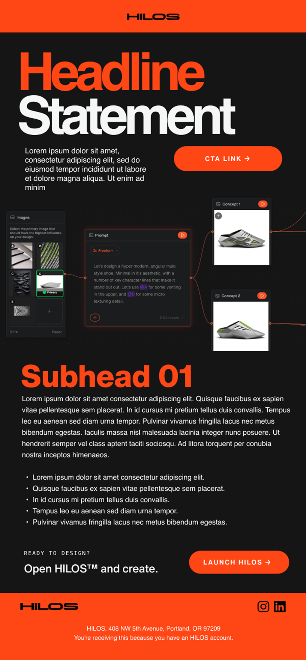 Feature email — dark — HILOS