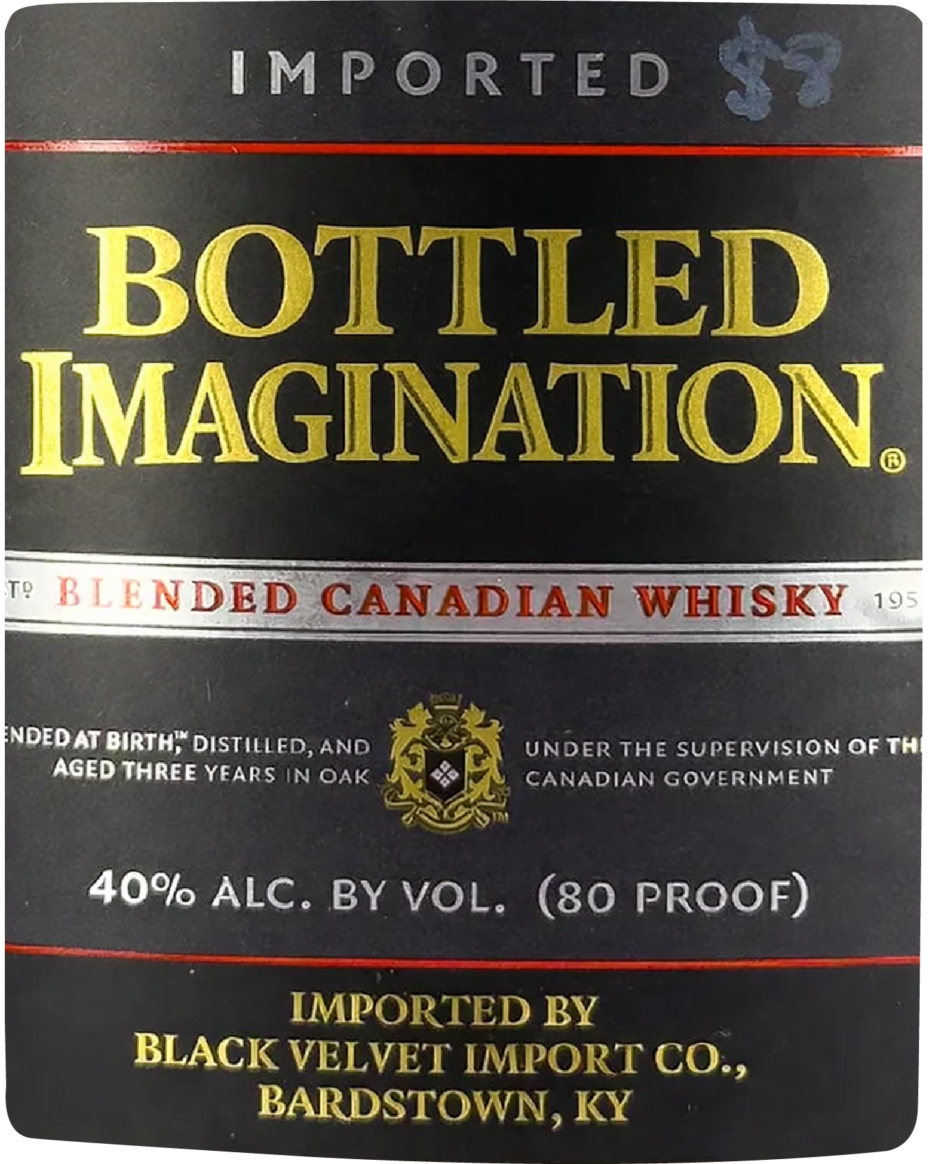 Bottled Imagination label — JacksonJackson Junk Journal