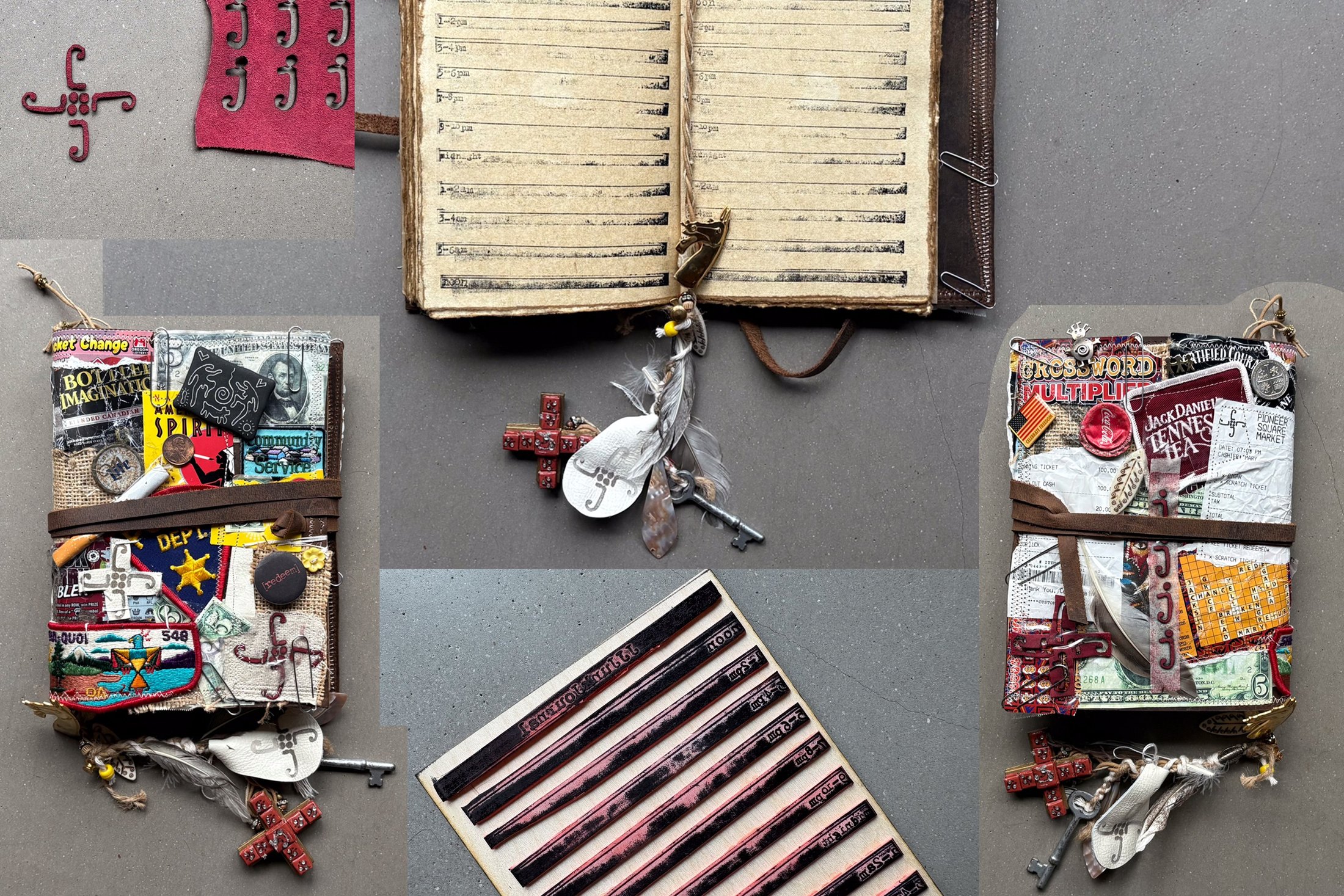 Journal spread — JacksonJackson Junk Journal