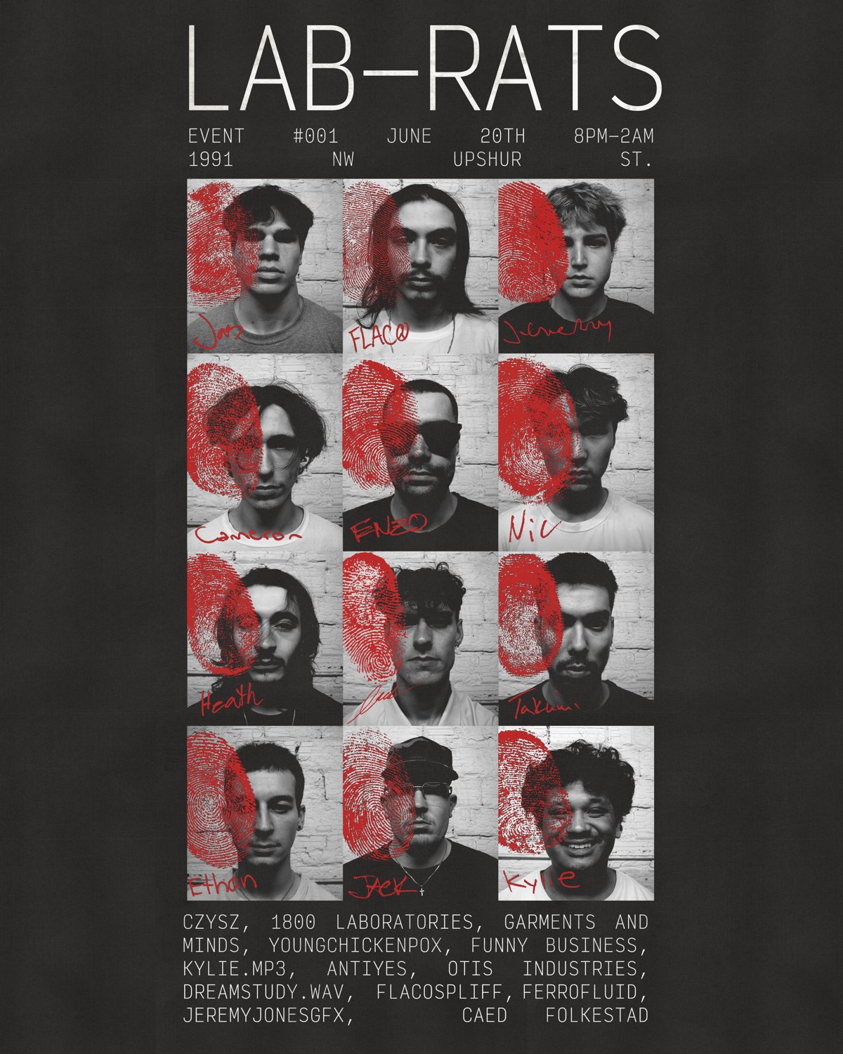 Mugshot lineup — LAB RATS