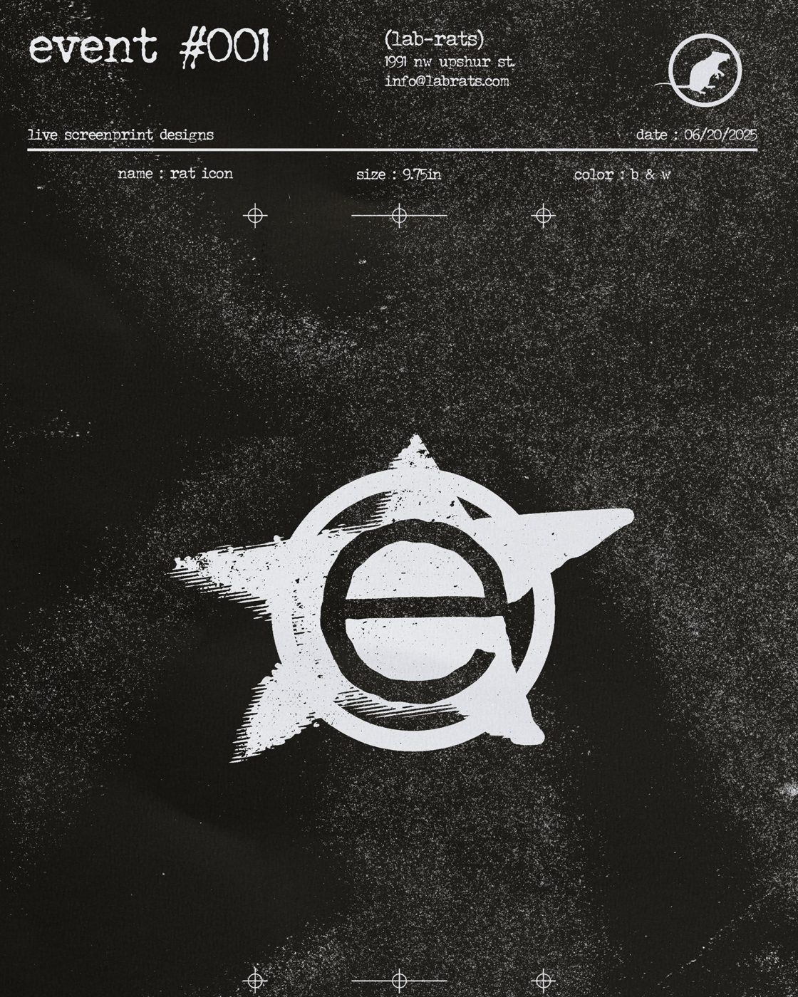 Event #001 — Posters — LAB RATS