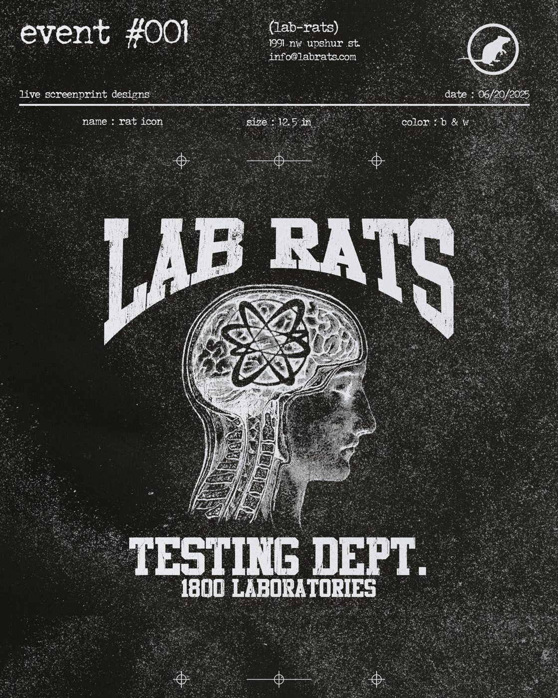 Event #001 — Posters — LAB RATS