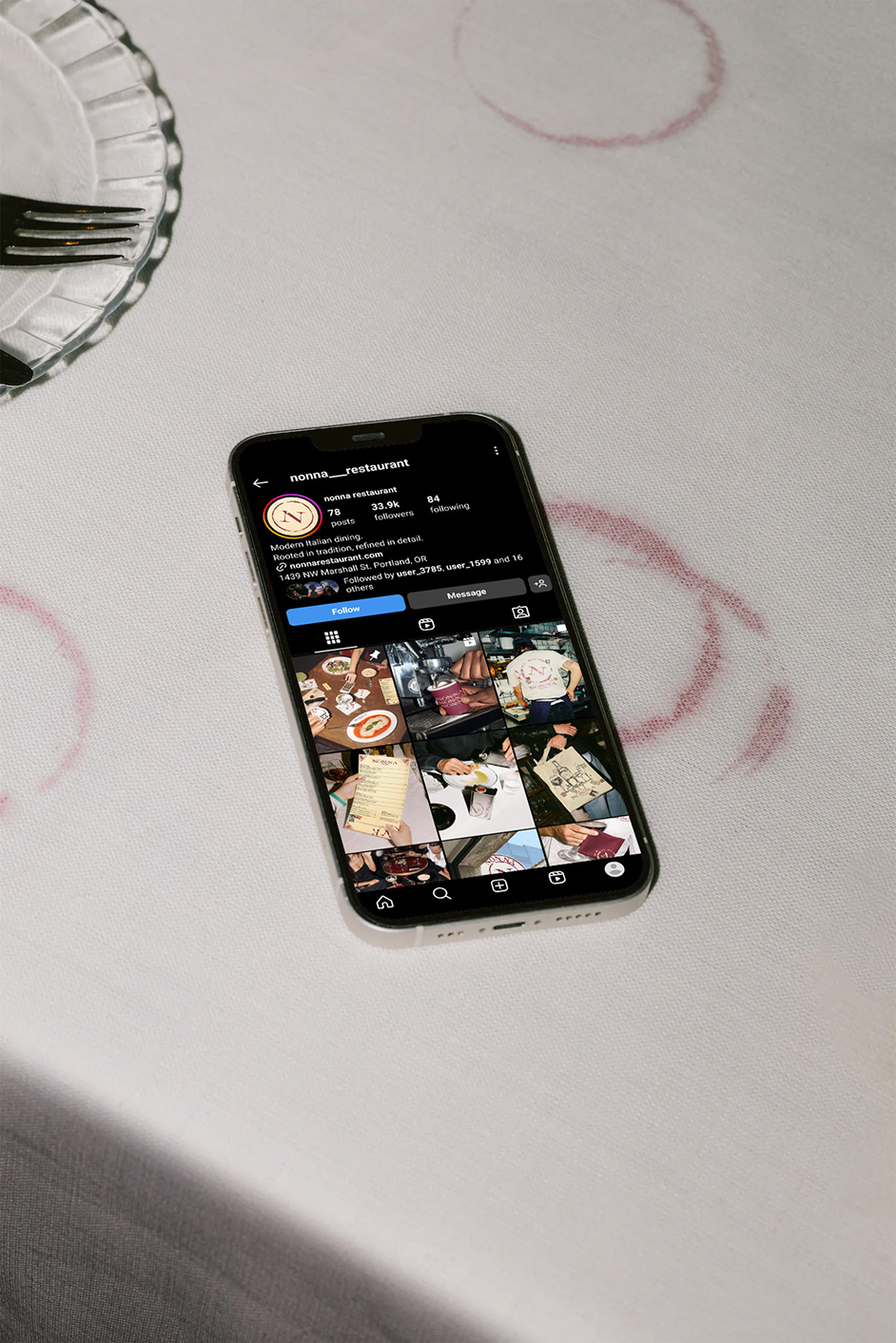 Instagram profile — Nòn·na Ristorante