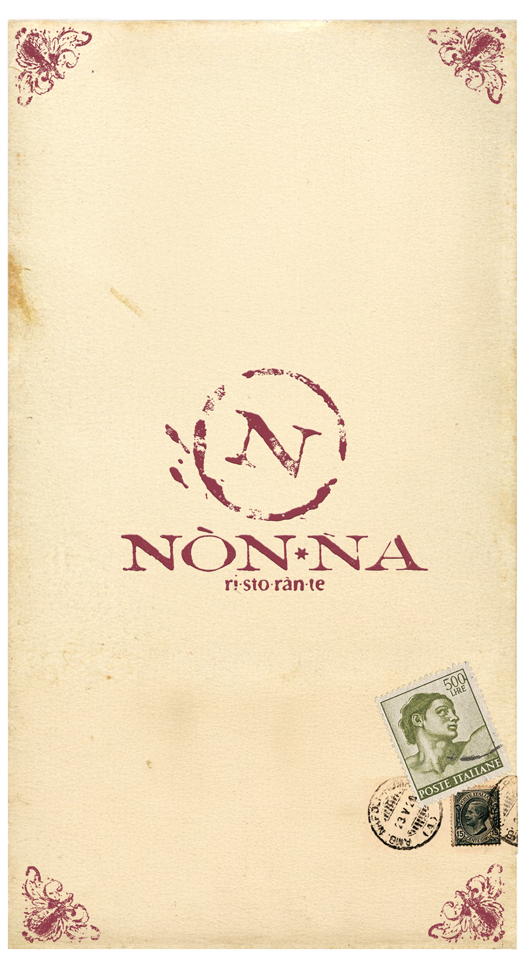 Menu — cover — Nòn·na Ristorante
