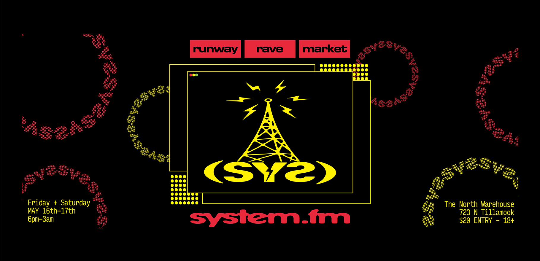 Event banner — system.fm