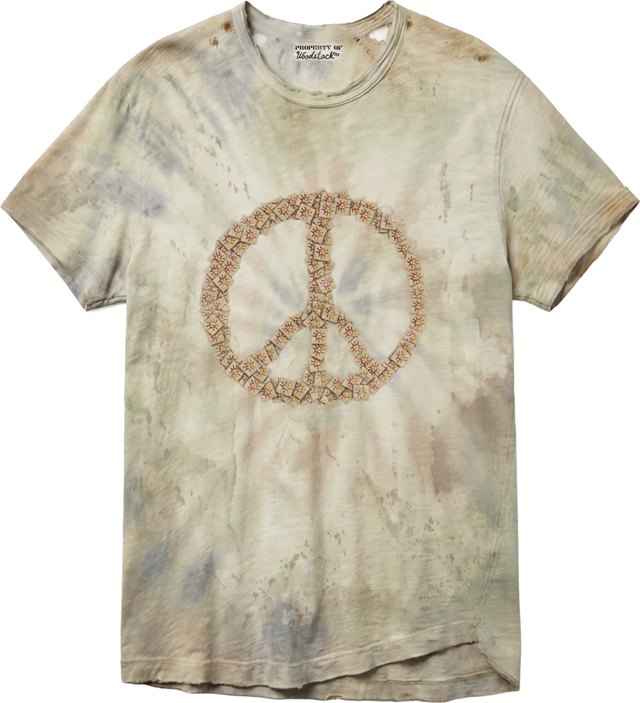 Acid Tab Peace Tee — Woodstock 69’