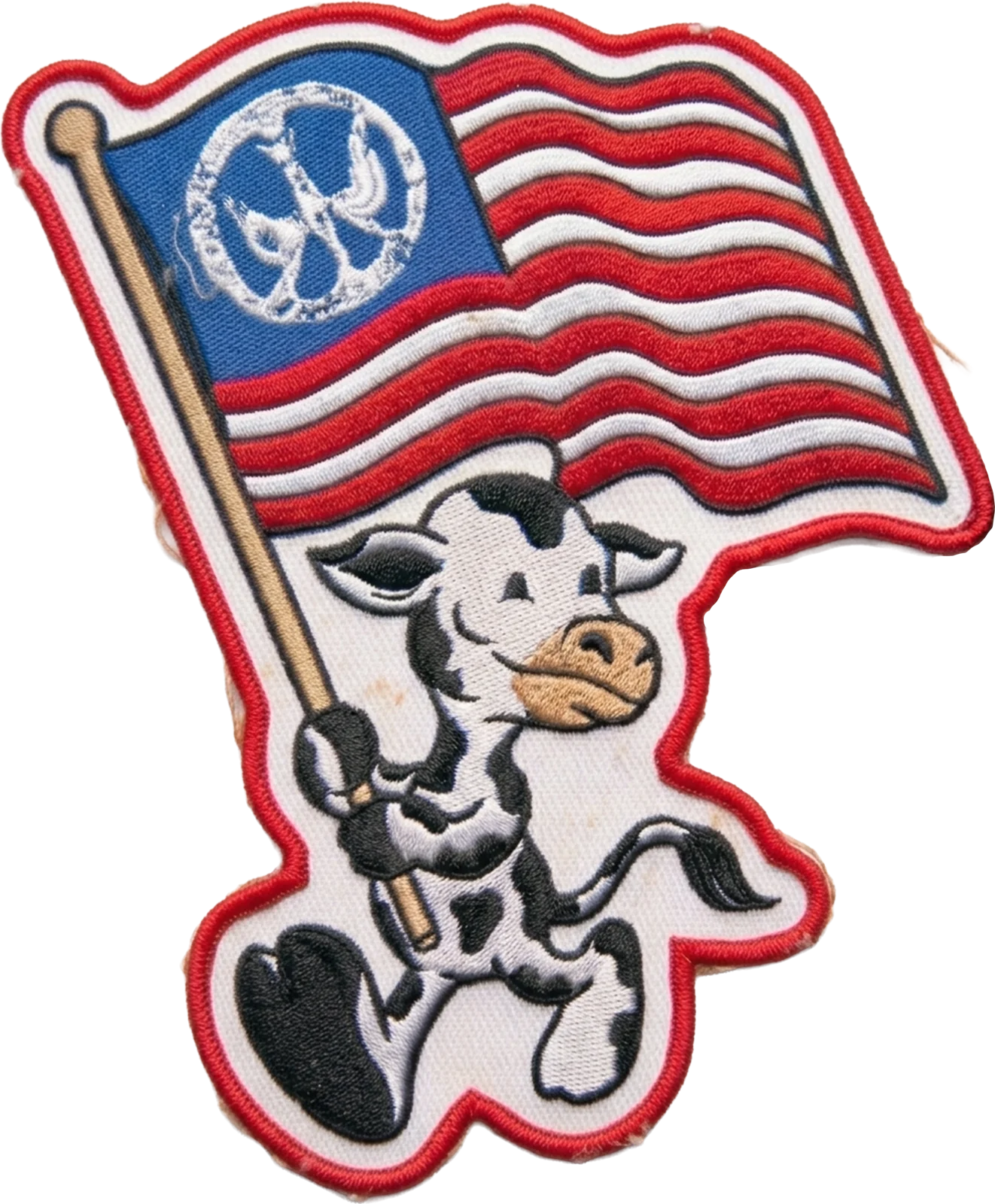 Flag Flyer mascot patch — Woodstock 69’