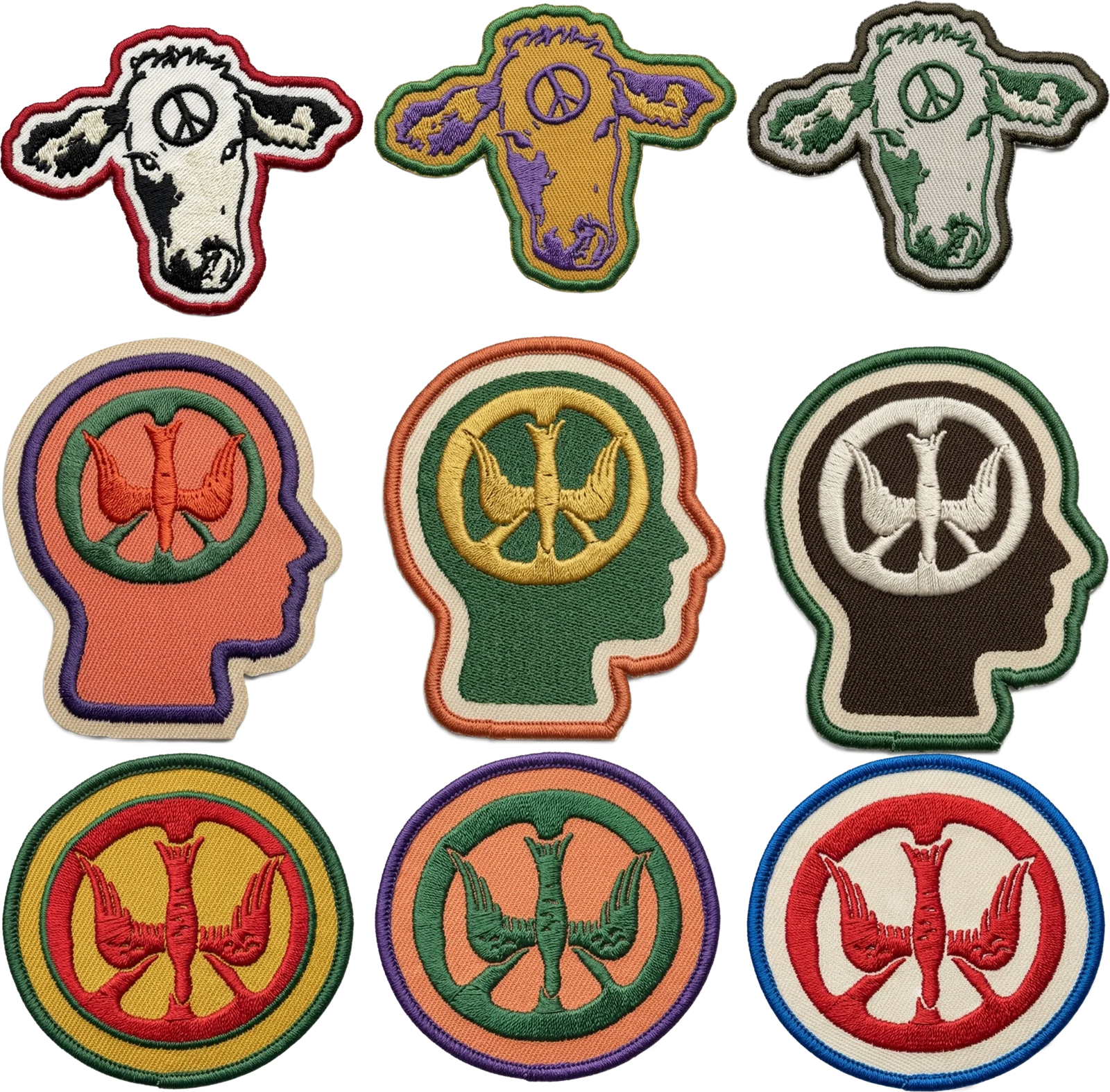 Cows, heads + peace rounds — Woodstock 69’